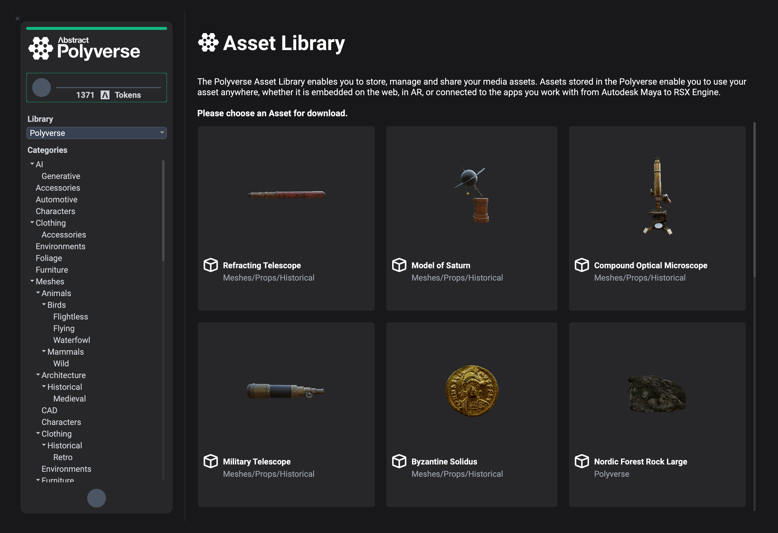 instalod_polyverse_asset_browser.png